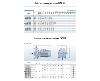 Насосный агрегат моноблочный фланцевый PURITY PSTC 32-200/40