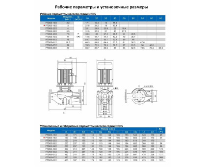 Циркуляционный насос In-Line PURITY PTD 65-19/2